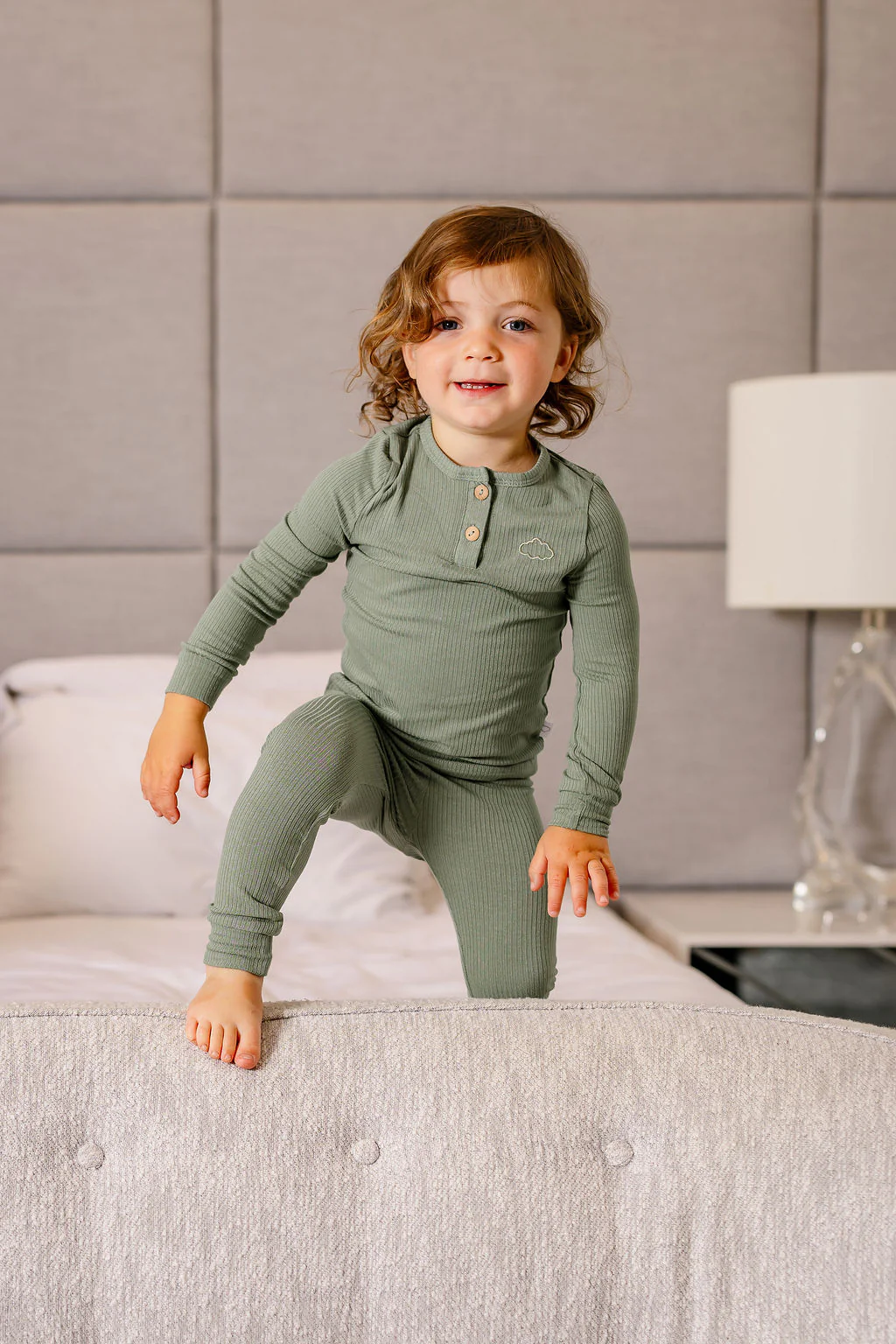 Henley PJ- Sage - Image 3