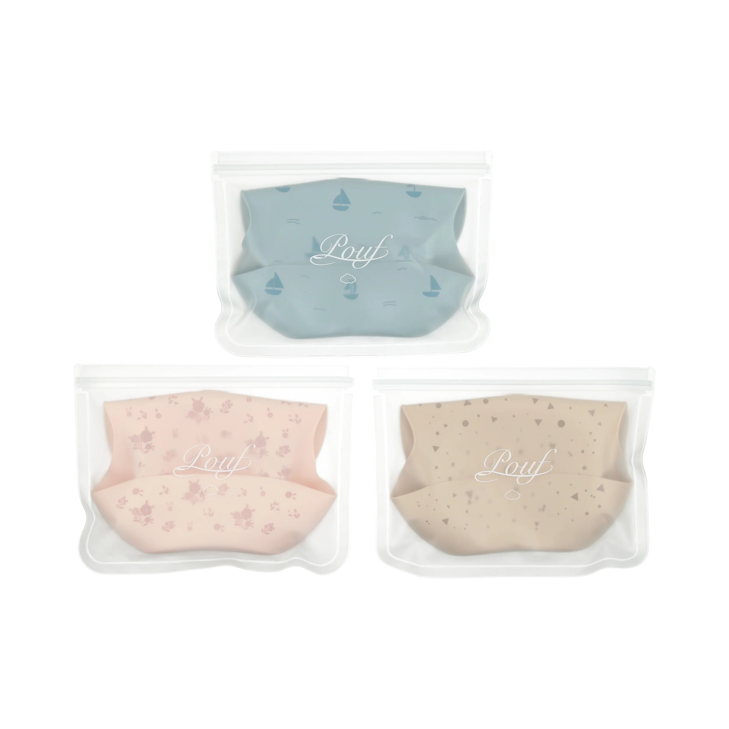 Silicone Bib-Floral/Pink - Image 3