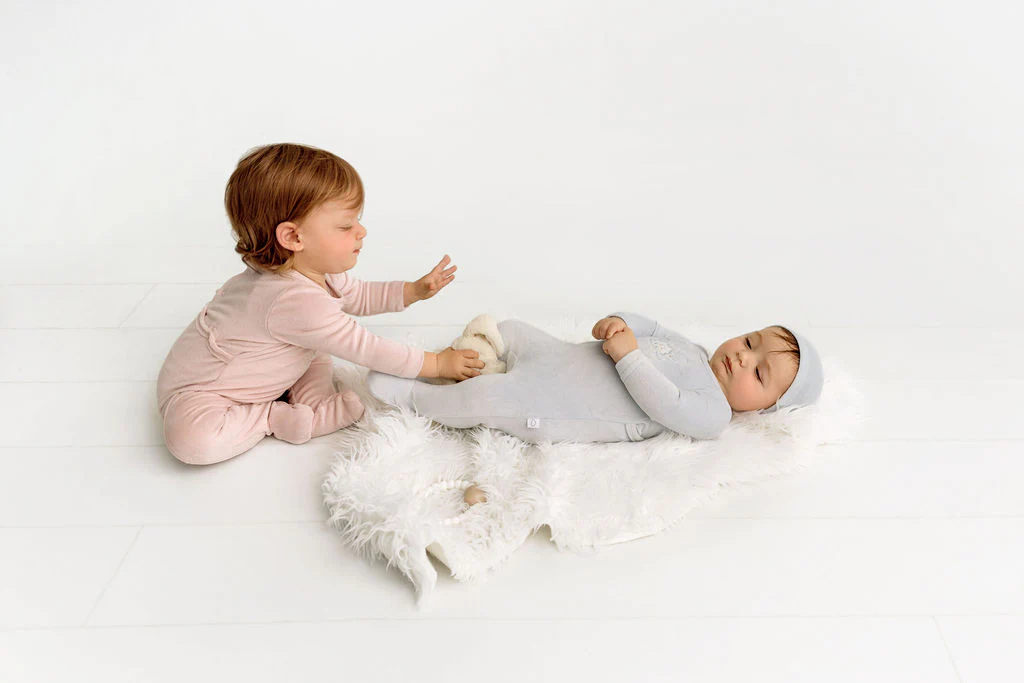 Velour Graphic Cloud Footie- Pink - Image 3